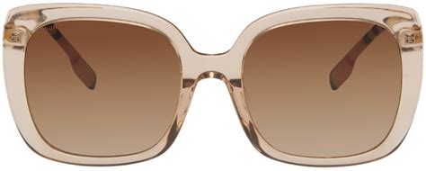 burberry pink square sunglasses|burberry white reflective sunglasses.